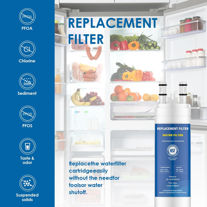 Puresource 3 Filter Compatible with WF3CB Water Filter AP4567491 Water ...
