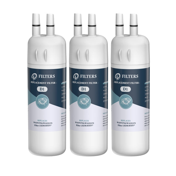 EDR1RXD1 W10295370 W10295370A P4RFWB Filter 1 Replacement Refrigerator Water Filter By Dfilters