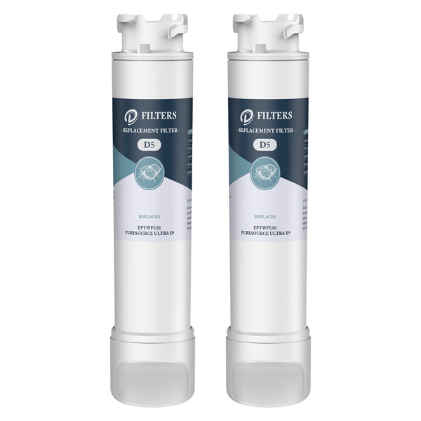 2pk EPTWFU01, EWF02, PureSource Ultra II Refrigerator Water Filter By D Filters