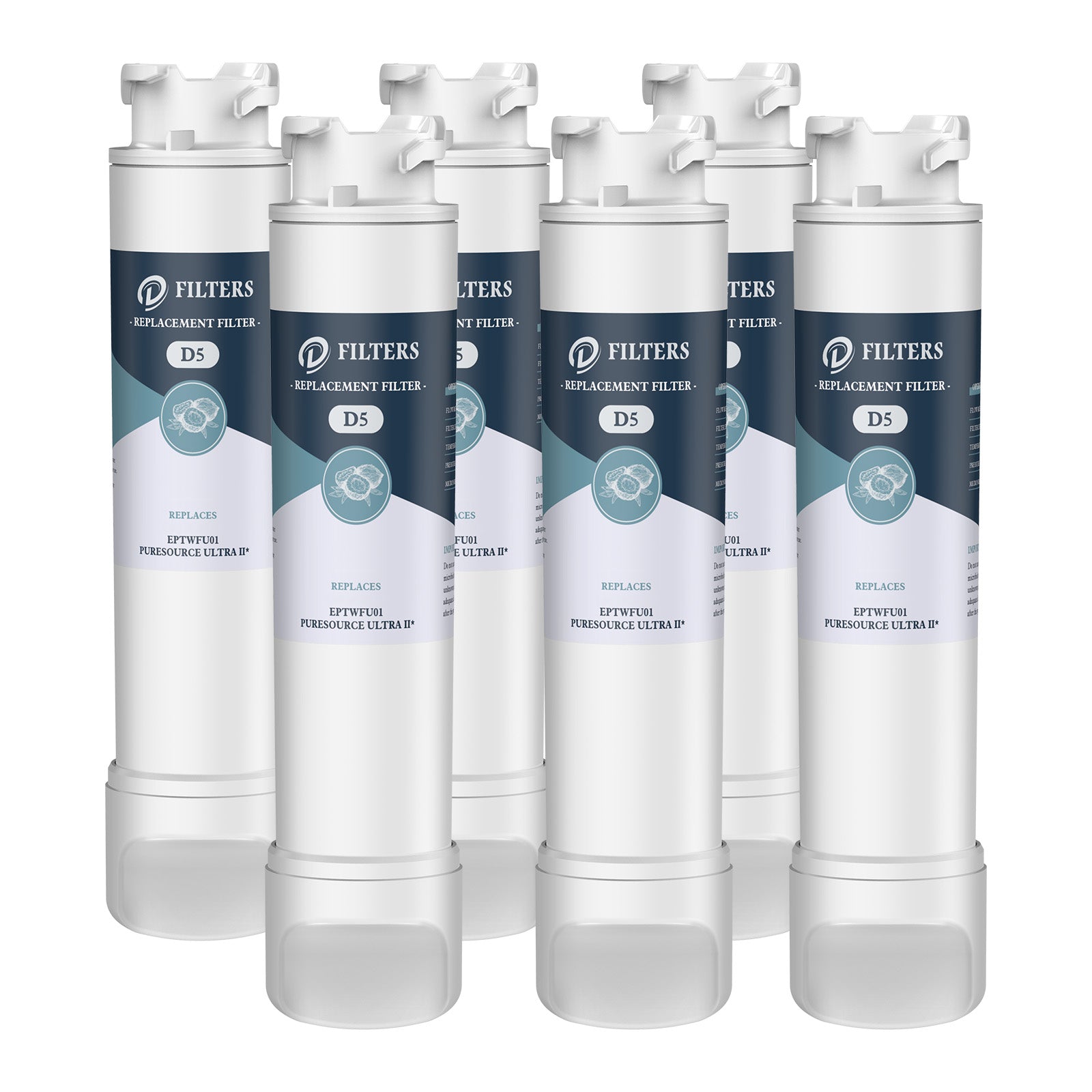 6pk EPTWFU01, EWF02, PureSource Ultra II Refrigerator Water Filter By ...