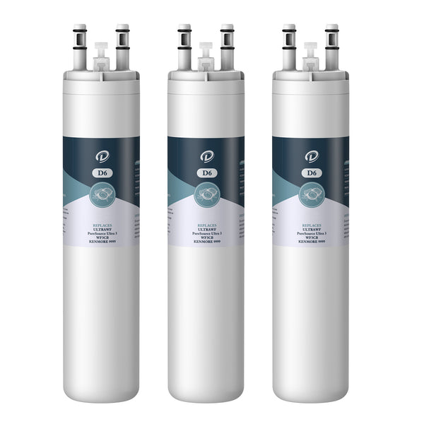3Packs ULTRAWF Water Filter Replacement,Compatible with PS2364646,46-9999 Water Filter by Dfilters