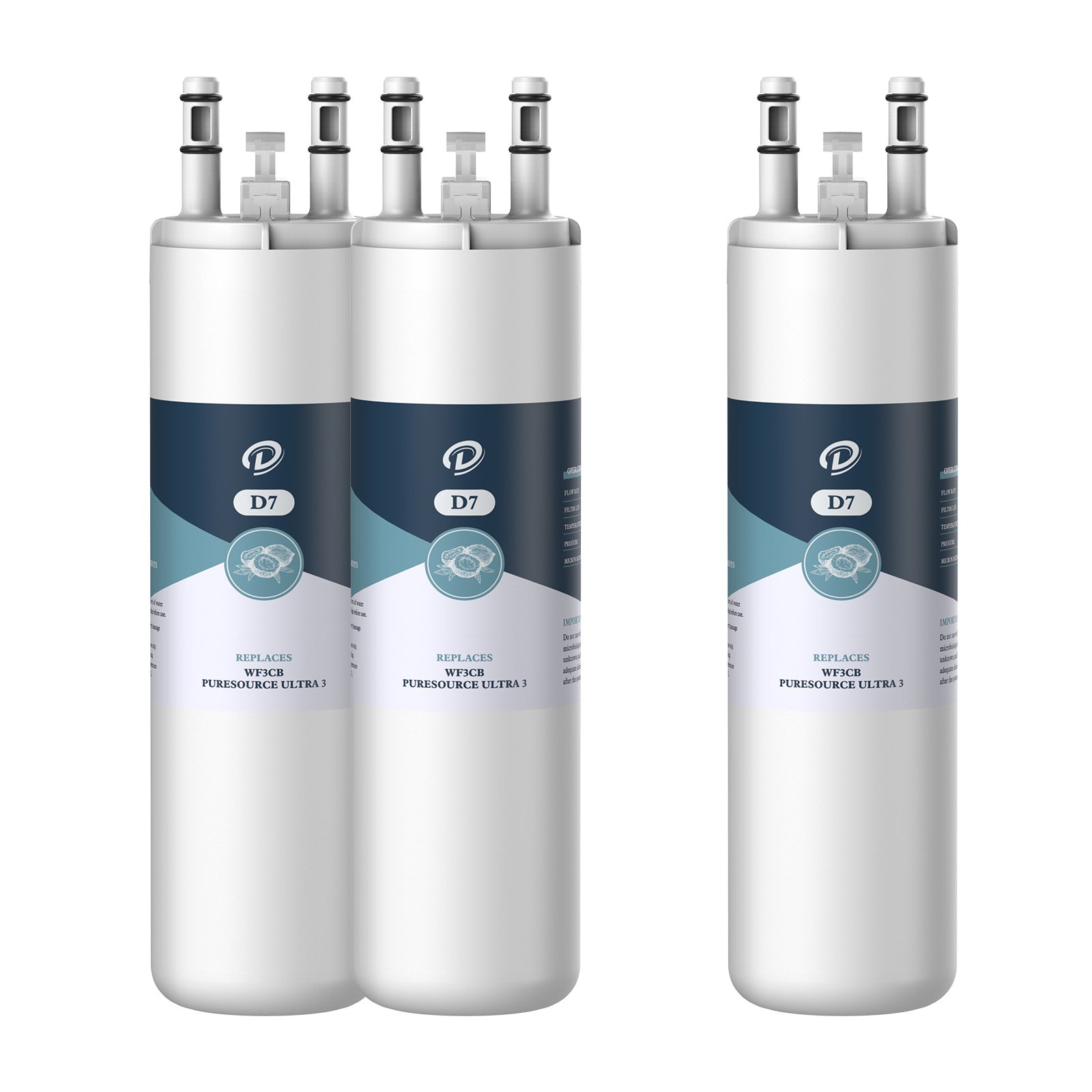 Puresource 3 Filter Compatible with WF3CB Water Filter AP4567491 Water ...
