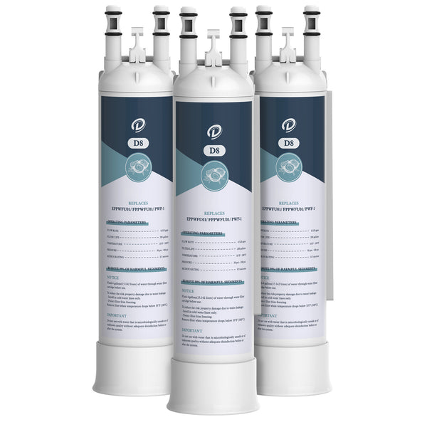 EPPWFU01, Pure Advantage PWF-1, FPPWFU01 Water Filter by Dfilters, 3Pack