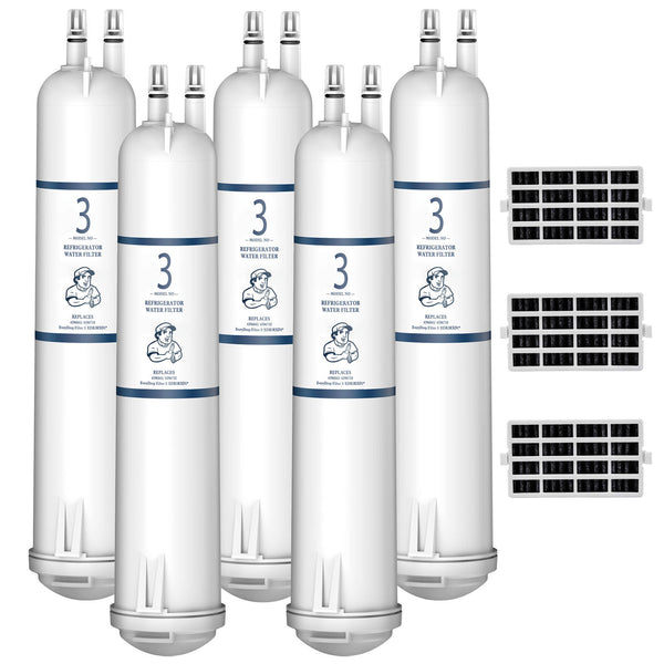 EDR3RXD1 4396841 9083 Compatible Refrigerator Water Filter 4396710 with Air Filter 5pk