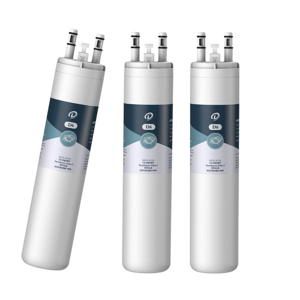 PureSource Ultra Water Filter Compatible with ULTRAWF, 46-9999, CLCH121-N Water Filter by Dfilters 3Packs
