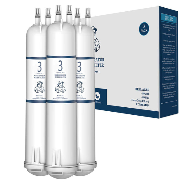 3pk EDR3RXD1 Compatible Refrigerator Water Filter