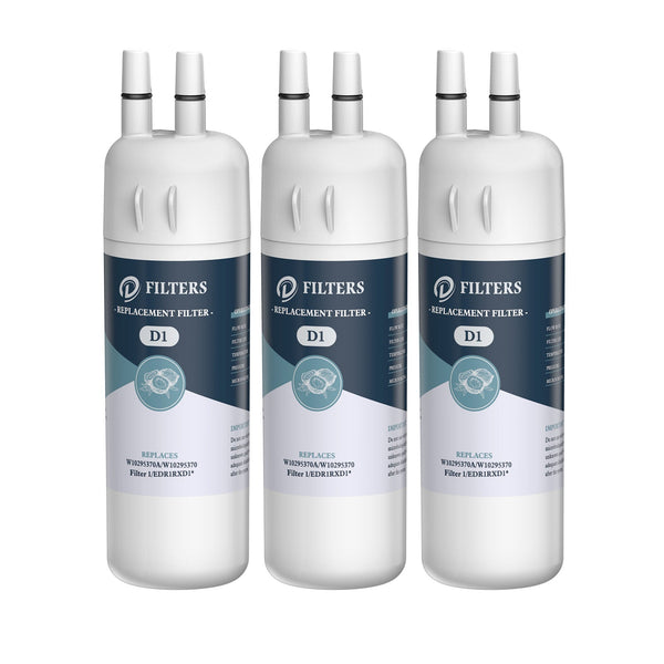 3pk EDR1RXD1 Refrigerator Water Filter by DFilters