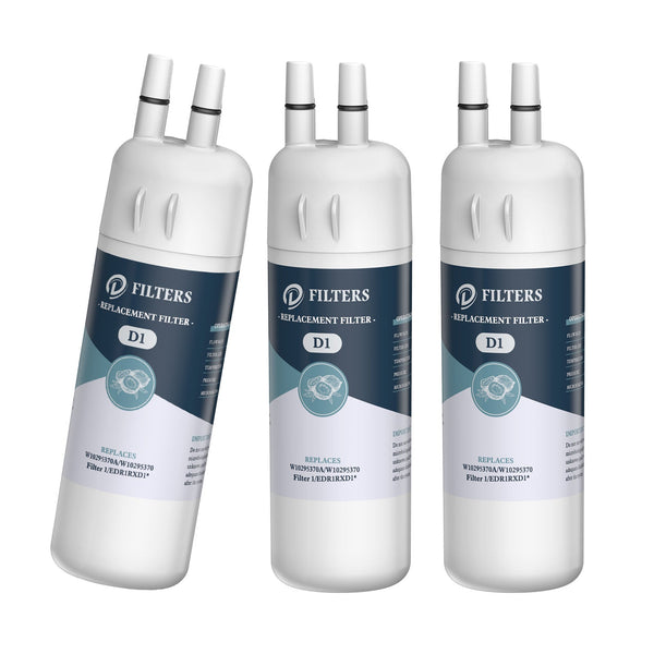 3pk KitchenAid KRSF505EBL Refrigerator Water Filter by DFilters