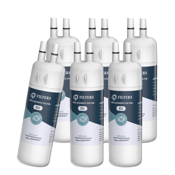 W10295370A Filter 1 Compatible EDR1RXD1 Water Filter  Refrigerator, Made by Dfilters 6Packs