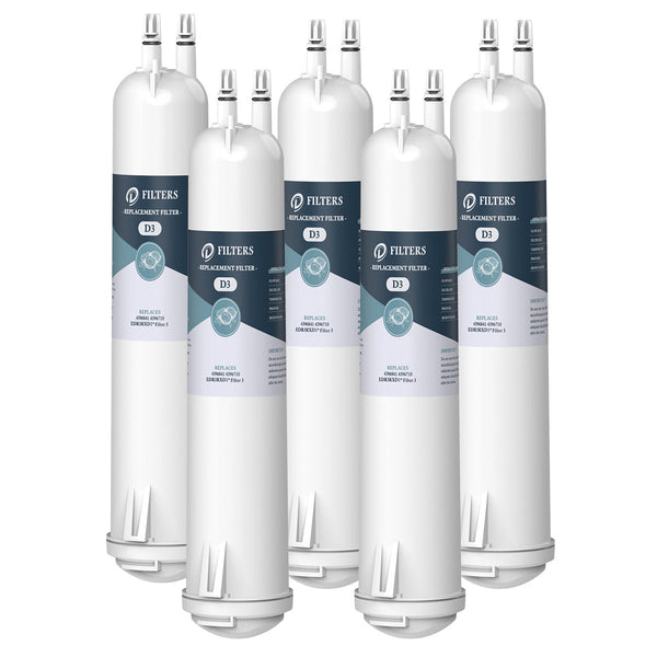 EDR3RXD1 Compatible 4396841, 4396710, Whirlpool Filter 3 Water Filter, Made by Dfilters 5Packs