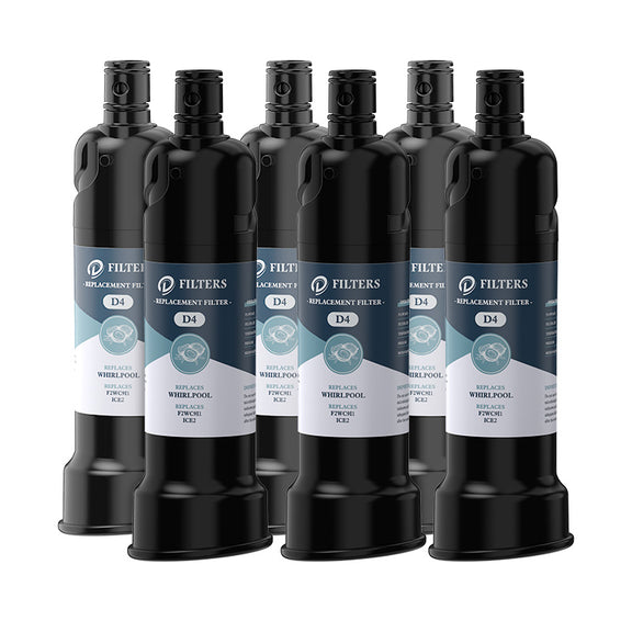 F2WC9I1, ICE2 Ice Maker Water Filter by DFilters 6pk D Filters